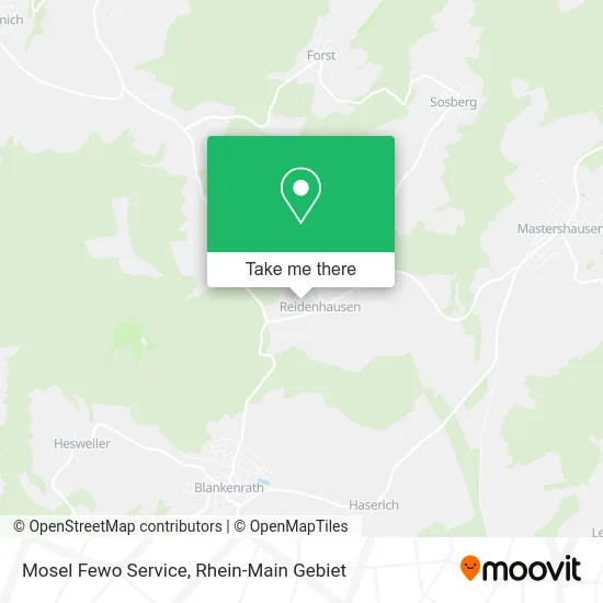 Карта Mosel Fewo Service