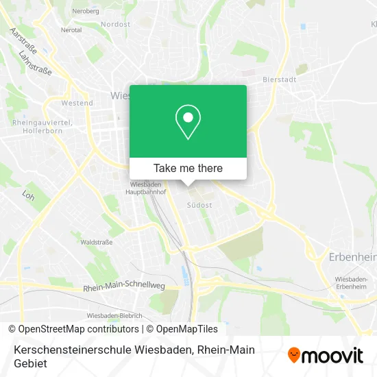 Карта Kerschensteinerschule Wiesbaden