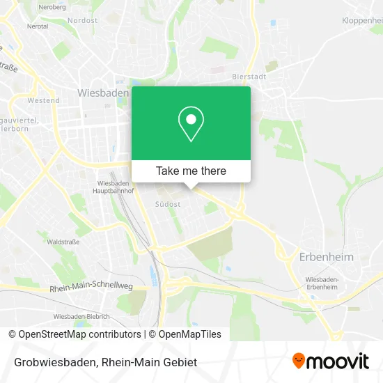 Карта Grobwiesbaden