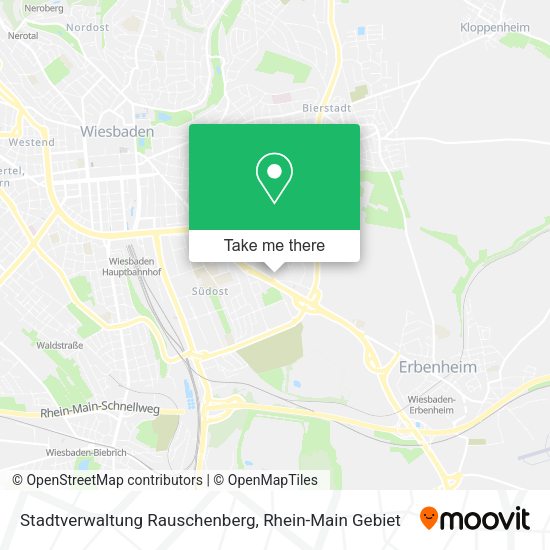 Карта Stadtverwaltung Rauschenberg