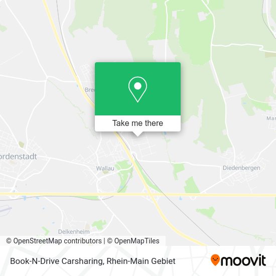 Карта Book-N-Drive Carsharing