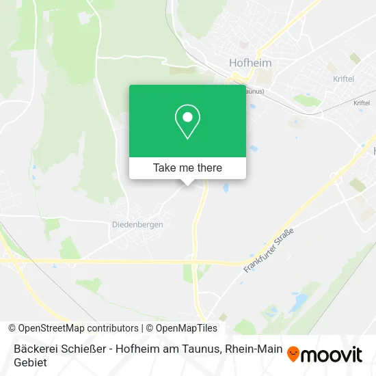 Карта Bäckerei Schießer - Hofheim am Taunus