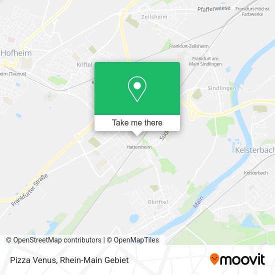 Карта Pizza Venus