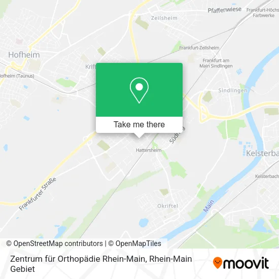 Карта Zentrum für Orthopädie Rhein-Main