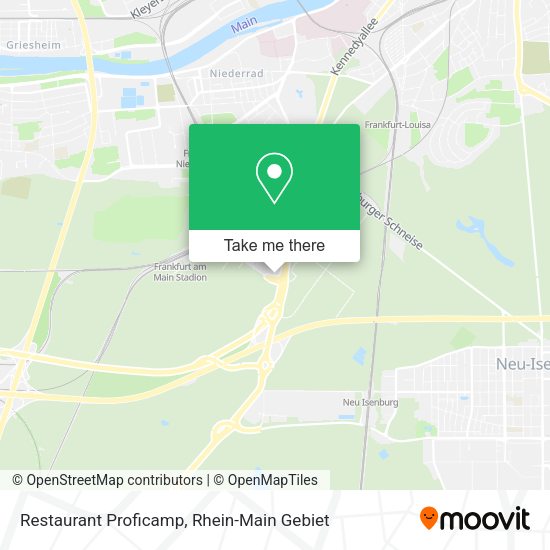 Карта Restaurant Proficamp