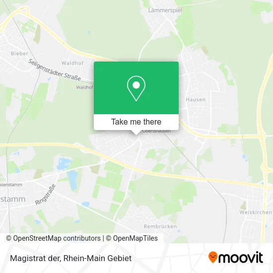 Карта Magistrat der