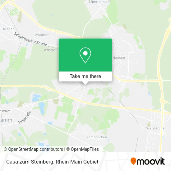 Casa zum Steinberg map