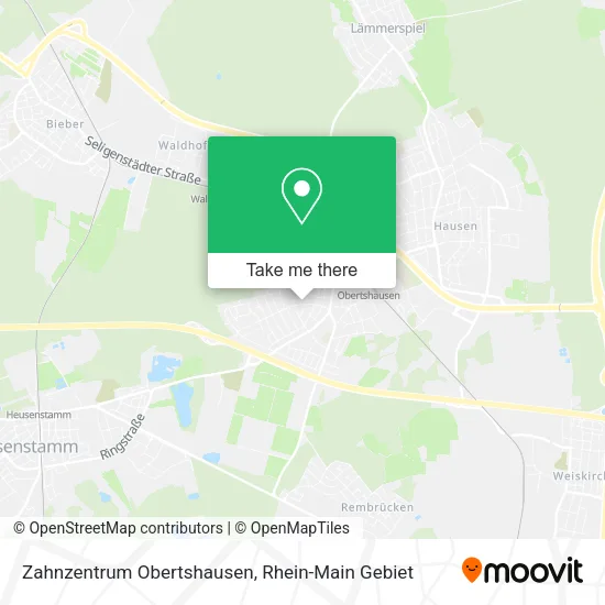 Карта Zahnzentrum Obertshausen