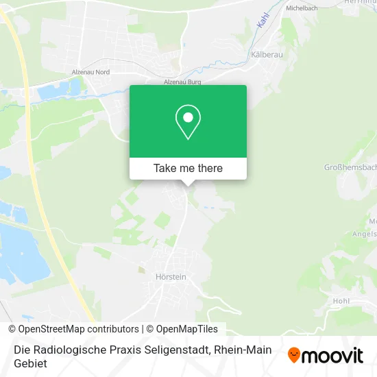 Карта Die Radiologische Praxis Seligenstadt
