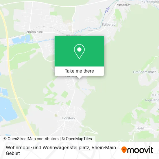 Карта Wohnmobil- und Wohnwagenstellplatz