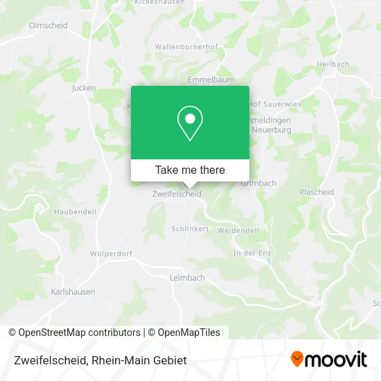 Карта Zweifelscheid