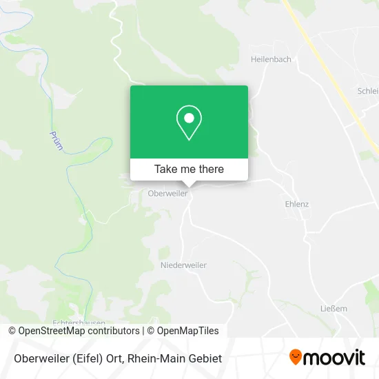 Карта Oberweiler (Eifel) Ort