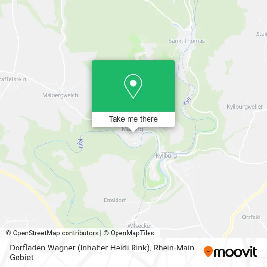 Карта Dorfladen Wagner (Inhaber Heidi Rink)