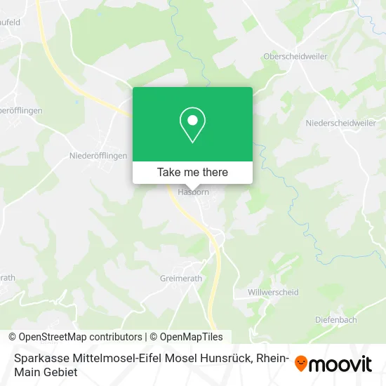 Карта Sparkasse Mittelmosel-Eifel Mosel Hunsrück