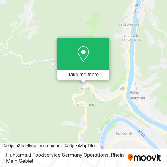 Карта Huhtamaki Foodservice Germany Operations