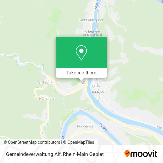 Карта Gemeindeverwaltung Alf