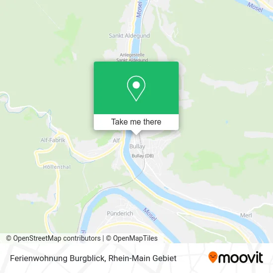 Карта Ferienwohnung Burgblick