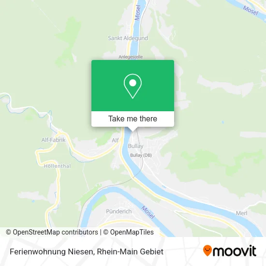Карта Ferienwohnung Niesen