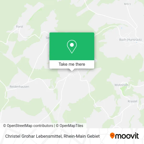 Карта Christel Grohar Lebensmittel