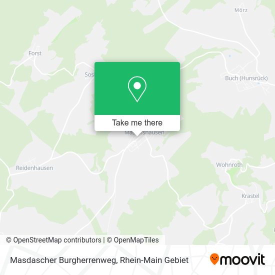 Карта Masdascher Burgherrenweg