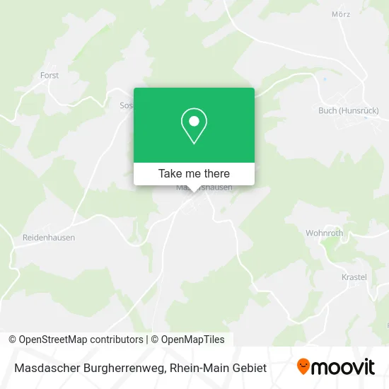 Карта Masdascher Burgherrenweg