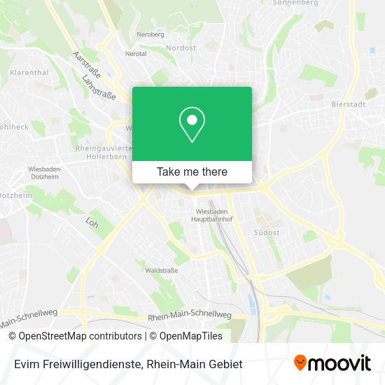 Карта Evim Freiwilligendienste