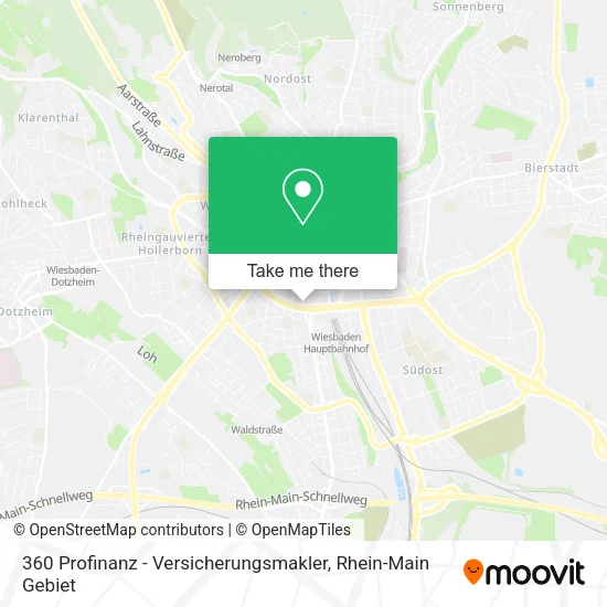 Карта 360 Profinanz - Versicherungsmakler