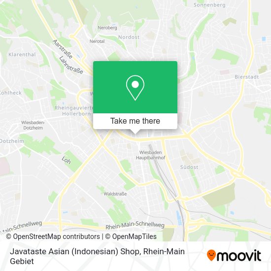 Карта Javataste Asian (Indonesian) Shop