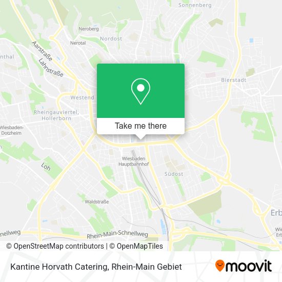 Карта Kantine Horvath Catering