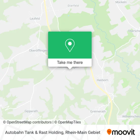 Карта Autobahn Tank & Rast Holding