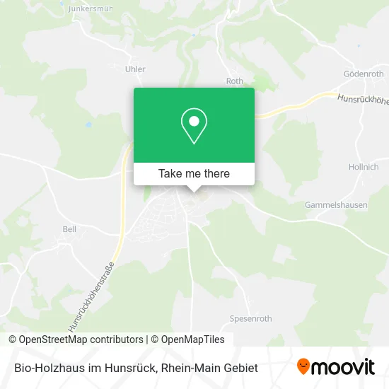 Карта Bio-Holzhaus im Hunsrück