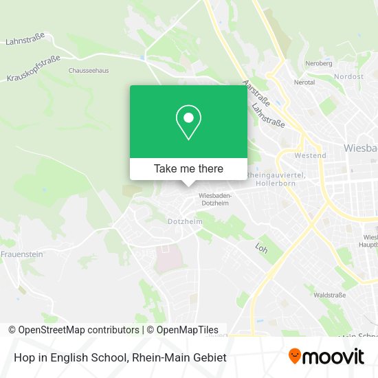 Карта Hop in English School