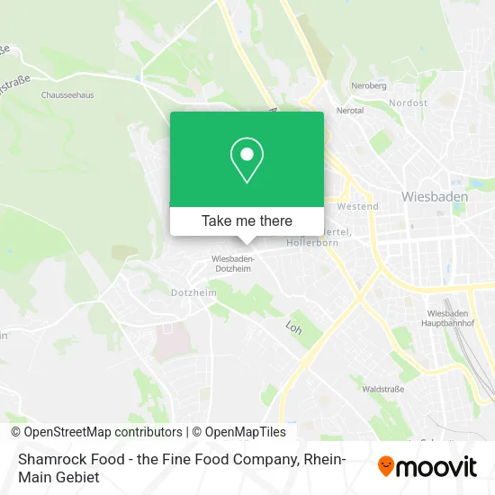 Карта Shamrock Food - the Fine Food Company