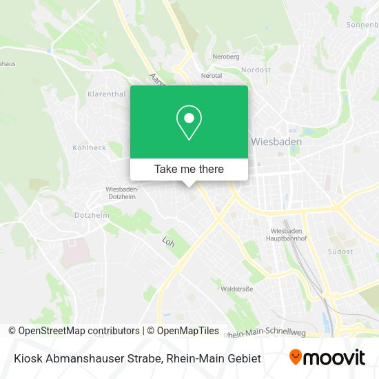 Kiosk Abmanshauser Strabe map