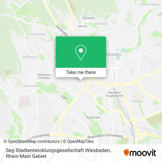 Карта Seg Stadtentwicklungsgesellschaft Wiesbaden