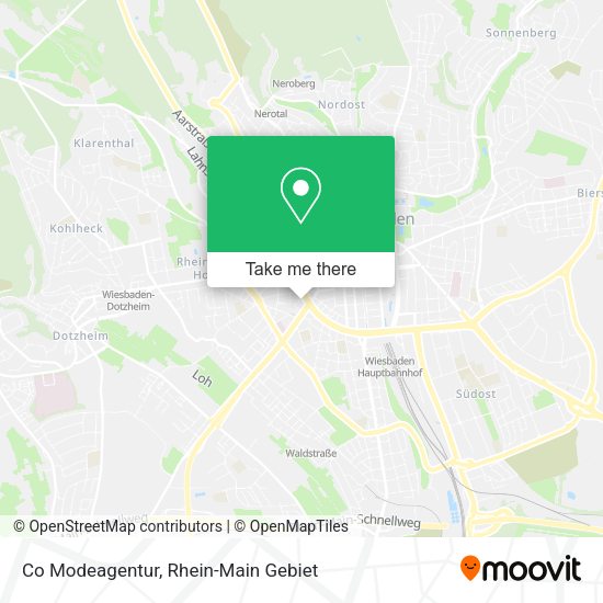 Карта Co Modeagentur