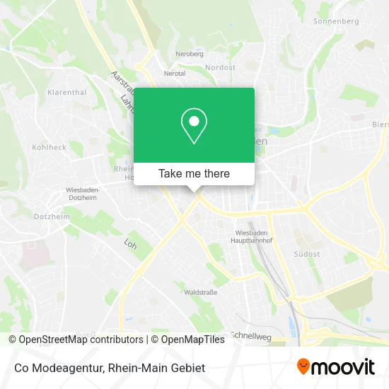 Карта Co Modeagentur