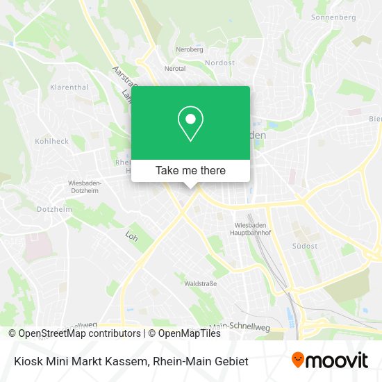 Карта Kiosk Mini Markt Kassem