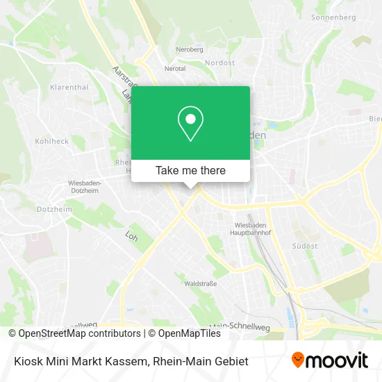 Kiosk Mini Markt Kassem map
