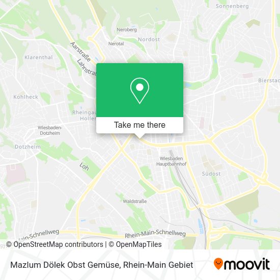Карта Mazlum Dölek Obst Gemüse