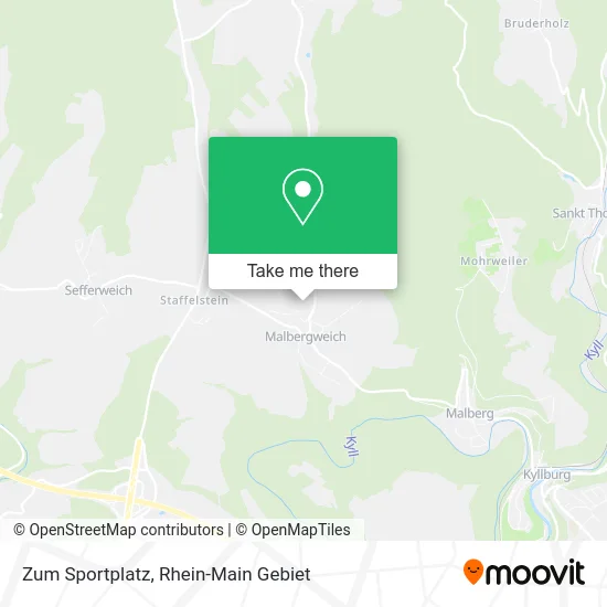 Карта Zum Sportplatz