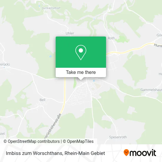 Карта Imbiss zum Worschthans