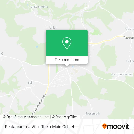 Карта Restaurant da Vito