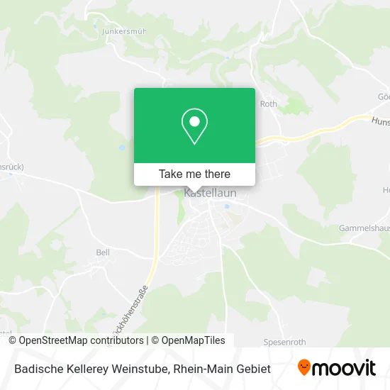 Карта Badische Kellerey Weinstube