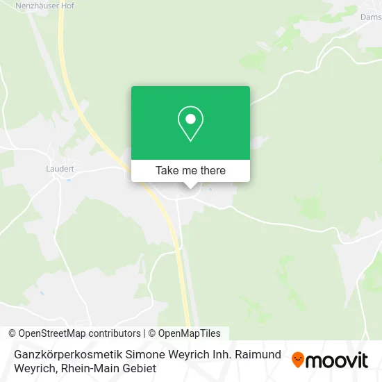 Карта Ganzkörperkosmetik Simone Weyrich Inh. Raimund Weyrich