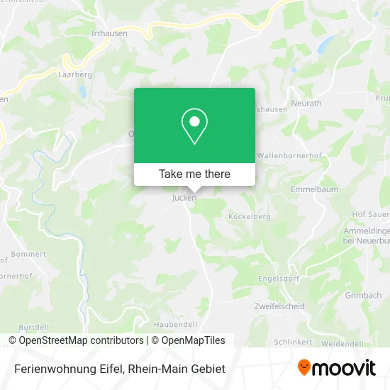 Карта Ferienwohnung Eifel
