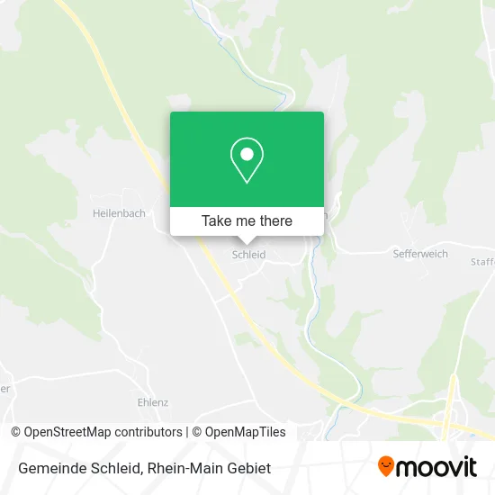 Карта Gemeinde Schleid