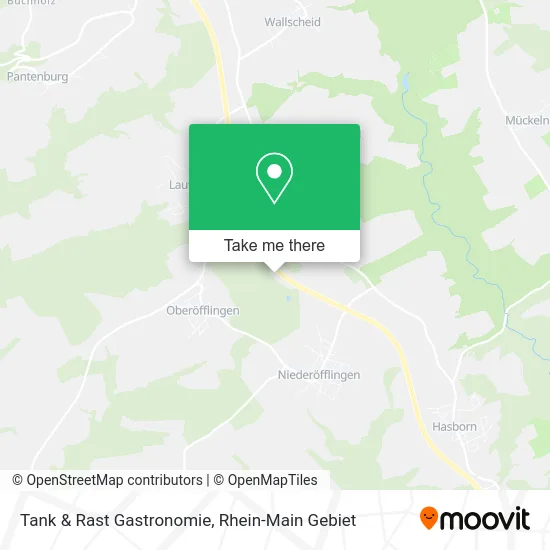 Карта Tank & Rast Gastronomie