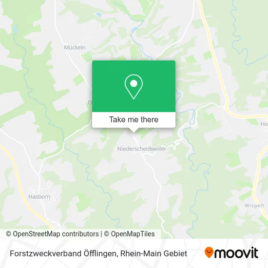 Карта Forstzweckverband Öfflingen