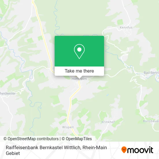 Карта Raiffeisenbank Bernkastel Wittlich